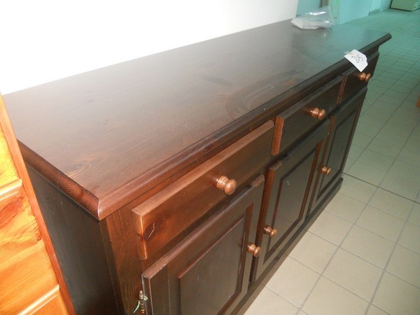 50#5419 Credenza e panca angolare in noce in vendita - foto 31