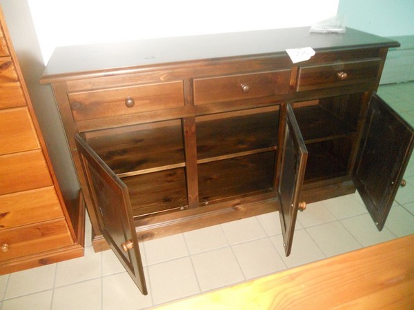 50#5419 Credenza e panca angolare in noce in vendita - foto 34