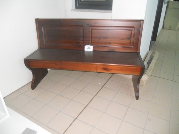50#5419 Credenza e panca angolare in noce in vendita - foto 35