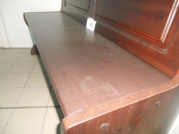 50#5419 Credenza e panca angolare in noce in vendita - foto 38