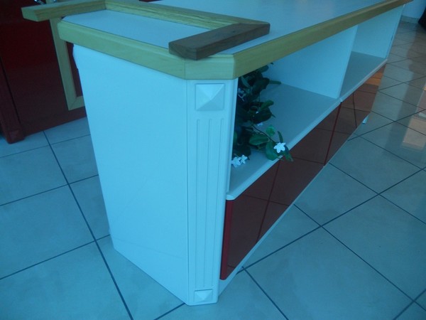 6#5419 Cucina laccata avorio e rosa in vendita - foto 6