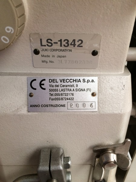 27#5422 Macchina da cucire Juki LS - 1342 in vendita - foto 3
