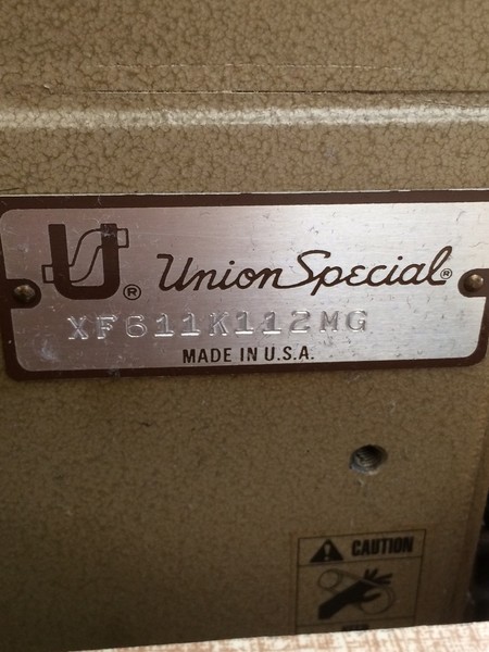 28#5422 Macchina da cucire industriale Union Special XF611K112MG in vendita - foto 5