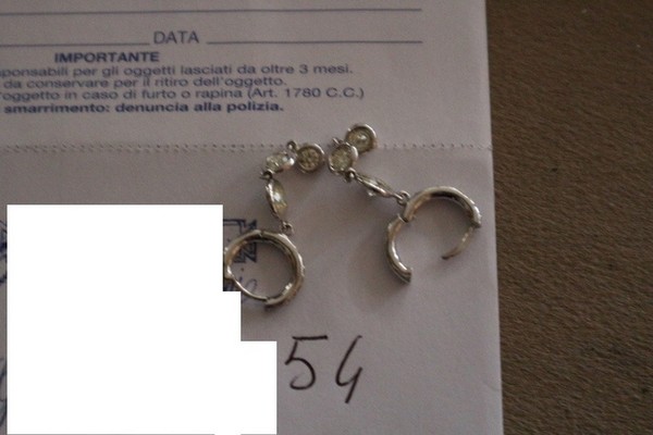 54#5433 Orecchini da donna con brillanti in vendita - foto 3