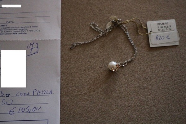 71#5433 Catenine e girocollo da donna con perle in vendita - foto 2