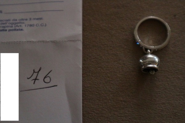 76#5433 Anello da donna in oro bianco in vendita - foto 1