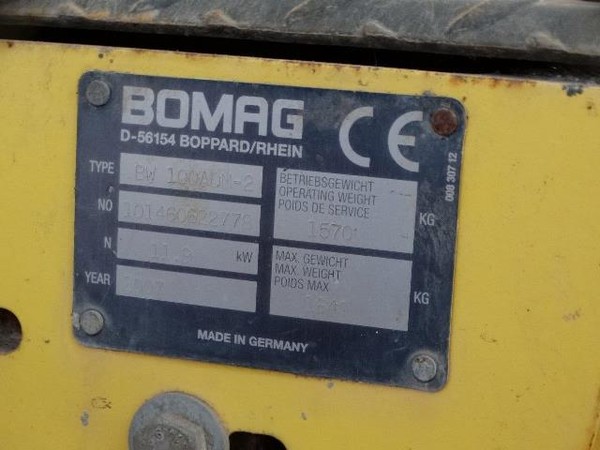 1#5442 Rullo tandem Bomag in vendita - foto 6