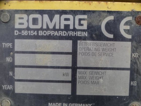 1#5442 Rullo tandem Bomag in vendita - foto 7