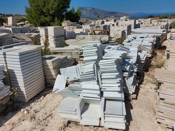 15#5454 Marmo perlato e carrara in vendita - foto 17