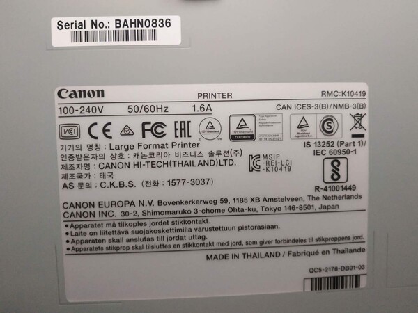 1#5470 Plotter Canon iPF 770 in vendita - foto 6