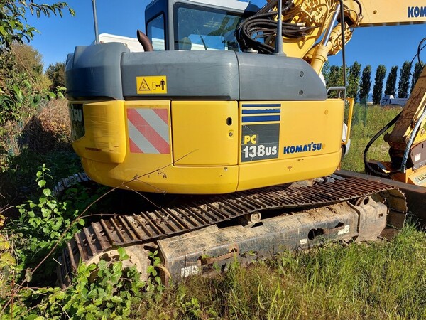 24#5479 Escavatore Komatsu PC138US con trincia in vendita - foto 8