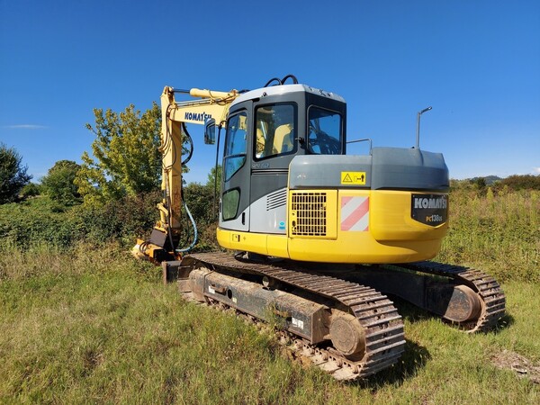 24#5479 Escavatore Komatsu PC138US con trincia in vendita - foto 27