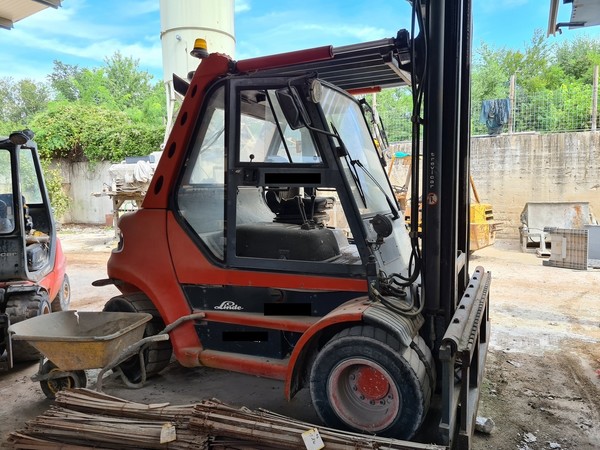 32#5493 Carrello elevatore Linde 80 in vendita - foto 3