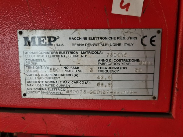 4#5493 Macchinario lavorazione del ferro per ca Syntax Line25 Mep in vendita - foto 10