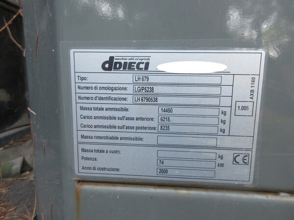 2#5503 Autobetoniera Dieci in vendita - foto 15