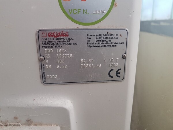 20#5522 Impastatrice Sottoriva in vendita - foto 10