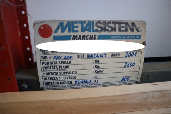 3#5528 Scaffalatura Metalsystem in vendita - foto 21