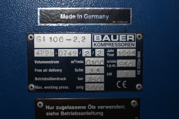 34#5528 Compressore Bauer in vendita - foto 9
