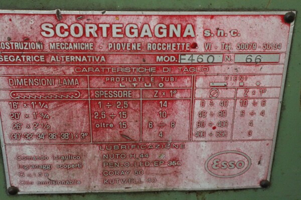 62#5528 Affilatrice e sega a ferro in vendita - foto 5
