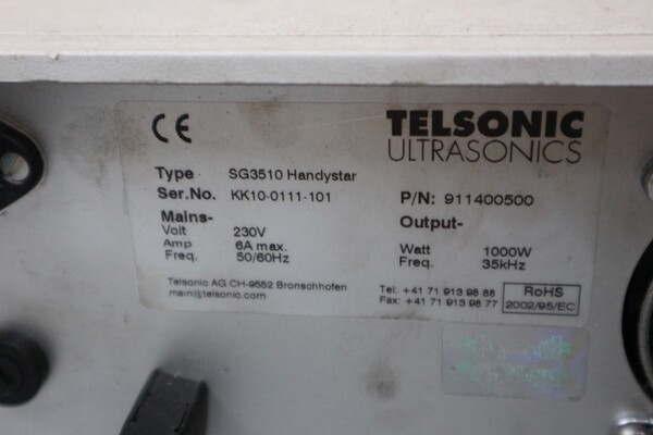 70#5528 Transpallet e Telsonic Ultrasonics ultrasound reader in vendita - foto 8