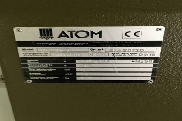 8#5535 Macchina Adesivatrice Oshima  e  fustellatrice Atom in vendita - foto 2