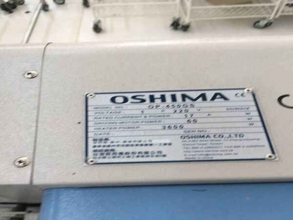 8#5535 Macchina Adesivatrice Oshima  e  fustellatrice Atom in vendita - foto 4