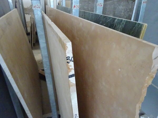 316#5538 Lastre onice bianco e brown stone in vendita - foto 9
