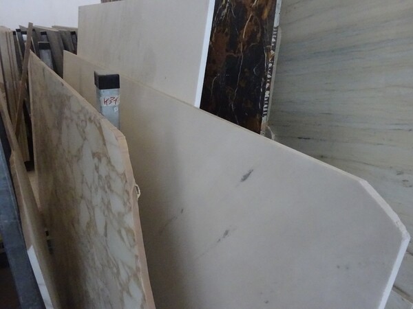316#5538 Lastre onice bianco e brown stone in vendita - foto 22