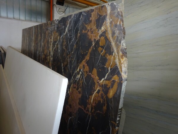 316#5538 Lastre onice bianco e brown stone in vendita - foto 25