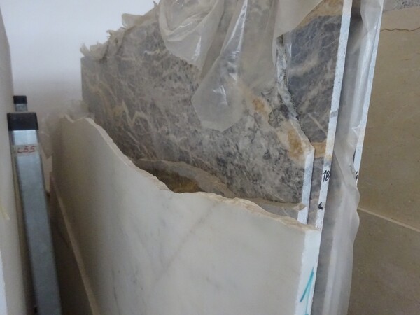 320#5538 Lastre marmo fior di pesco carnico e mistery white in vendita - foto 10