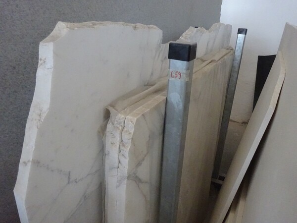 320#5538 Lastre marmo fior di pesco carnico e mistery white in vendita - foto 17