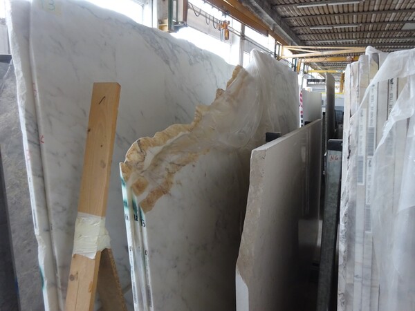 322#5538 Lastre marmo calacatta e bianco carrara in vendita - foto 6