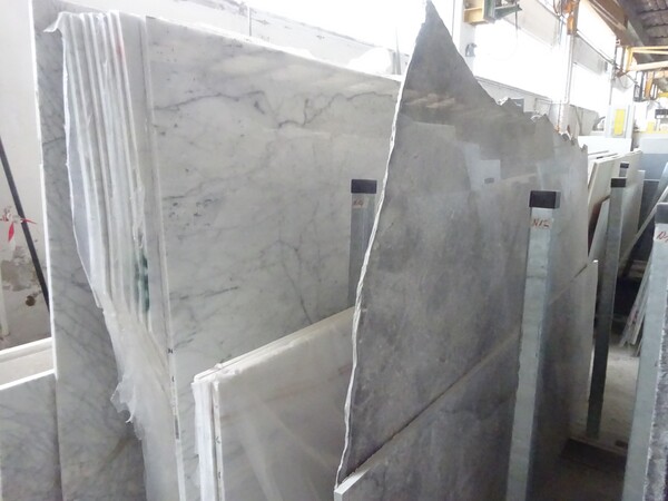322#5538 Lastre marmo calacatta e bianco carrara in vendita - foto 8