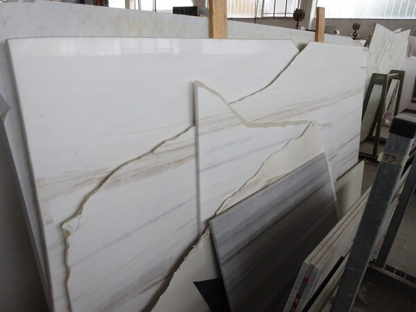 332#5538 Lastre marmo bianco carrara e bianco lasa in vendita - foto 8