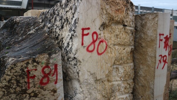 400#5538 Blocchi marmo afyon e bardiglio in vendita - foto 13