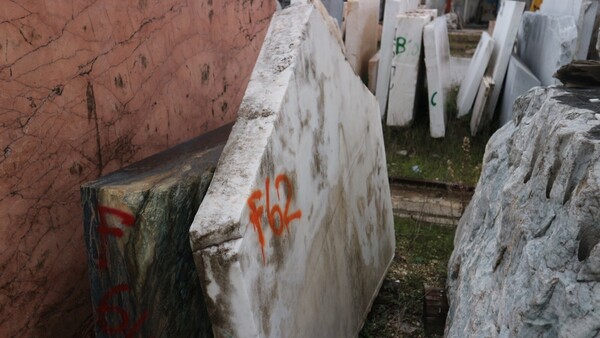 400#5538 Blocchi marmo afyon e bardiglio in vendita - foto 15