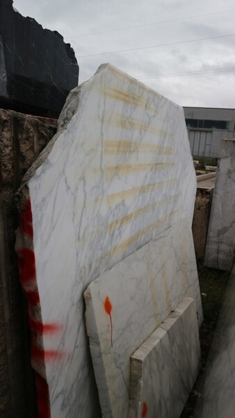 401#5538 Blocchi marmo bianco cristallino naxos e bianco statuario extra in vendita - foto 19