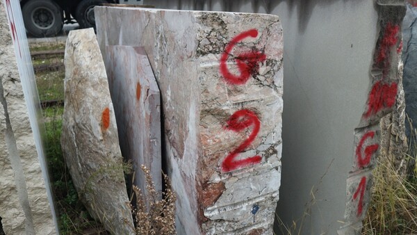 402#5538 Blocchi marmo botticino e breccia santa in vendita - foto 20