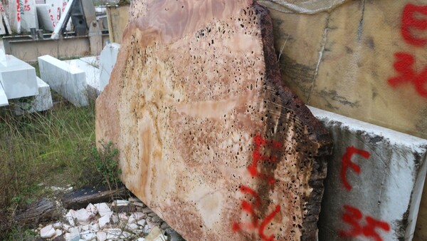 404#5538 Blocchi marmo fior di pesco e limestone in vendita - foto 19
