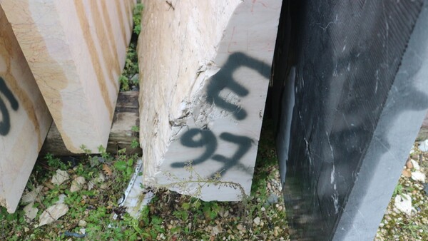 404#5538 Blocchi marmo fior di pesco e limestone in vendita - foto 54