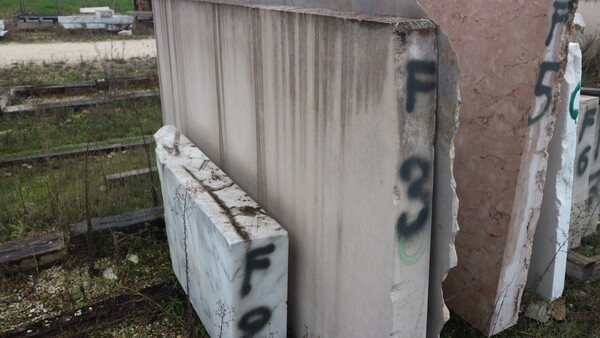 404#5538 Blocchi marmo fior di pesco e limestone in vendita - foto 58