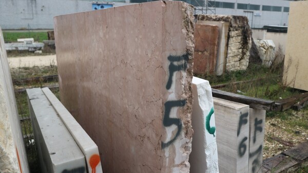 404#5538 Blocchi marmo fior di pesco e limestone in vendita - foto 60