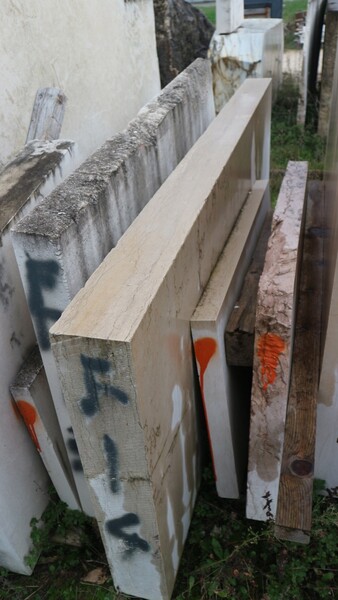 404#5538 Blocchi marmo fior di pesco e limestone in vendita - foto 72