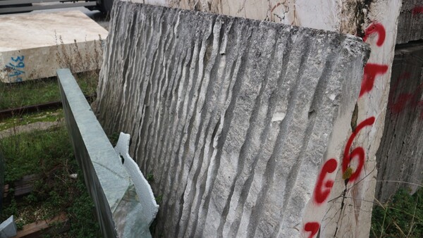 404#5538 Blocchi marmo fior di pesco e limestone in vendita - foto 94