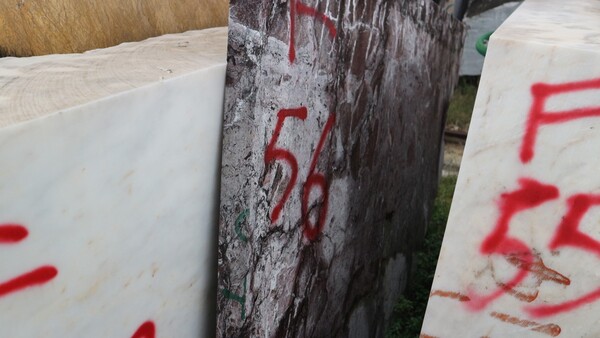 404#5538 Blocchi marmo fior di pesco e limestone in vendita - foto 127
