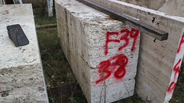 405#5538 Blocchi travertino navona e travertino russo in vendita - foto 7