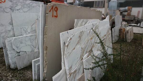 526#5538 Lastre marmo calacatta oro vagli e bianco carrara in vendita - foto 1