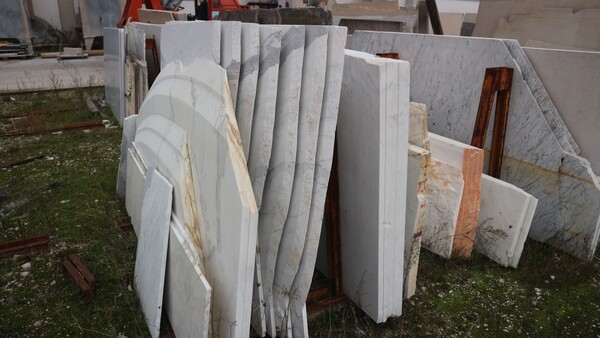 529#5538 Lastre marmo bianco statuario extra e calacatta caldia in vendita - foto 3
