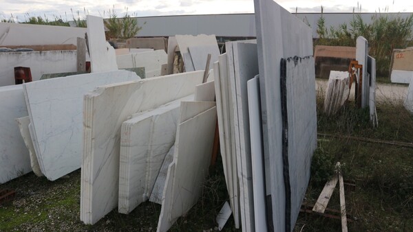 541#5538 Lastre marmo bianco carrara e afyon in vendita - foto 3