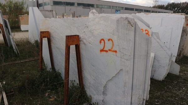 541#5538 Lastre marmo bianco carrara e afyon in vendita - foto 5